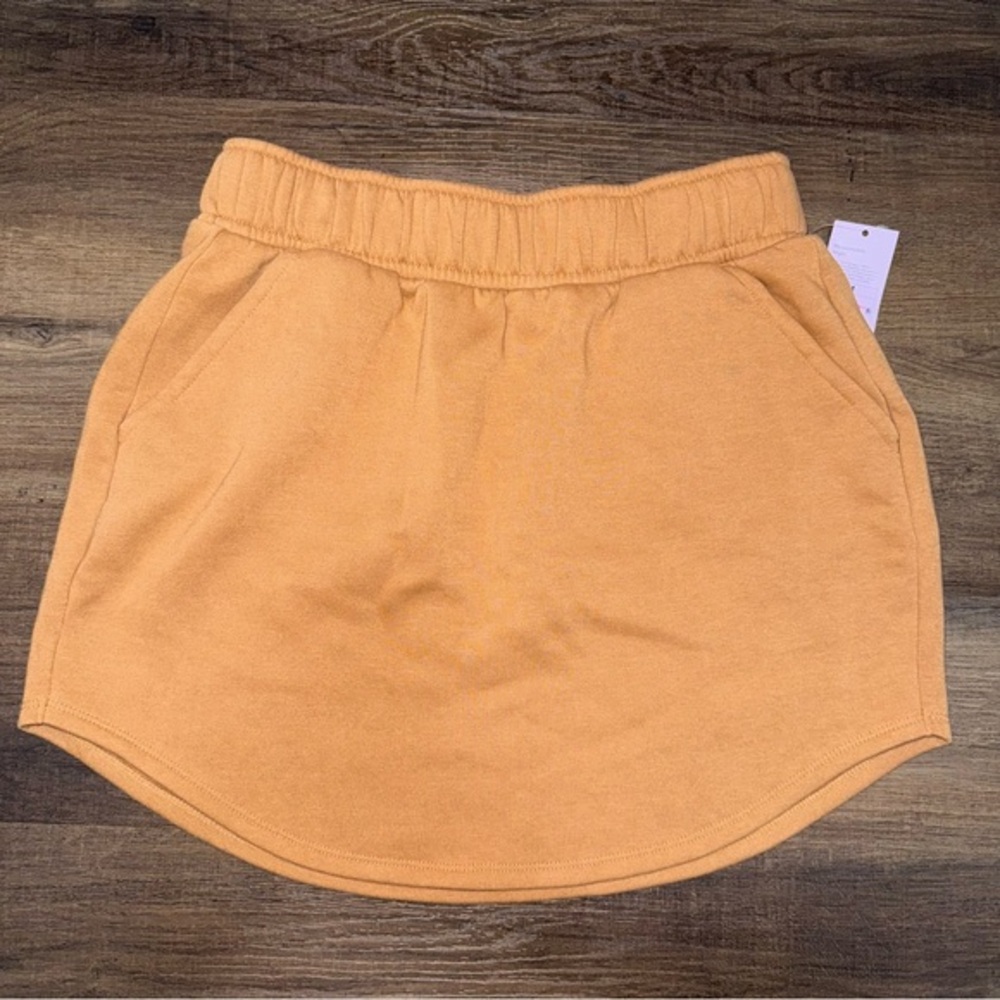 NWT Target Wild Fable Cognac Tan Pull On Skirt